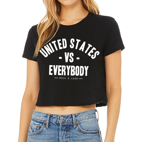 United States vs. Everybody (flowy cropped tee)